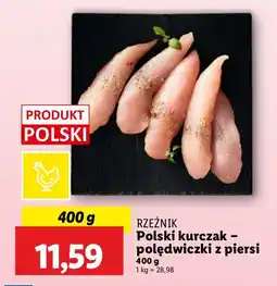 Lidl Polski kurczak polędwiczki z piersi Rzeźnik oferta