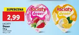 Lidl Deser mleczny Łaciaty różne rodzaje oferta