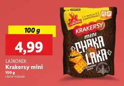 Lidl Krakersy mini LAJONIK oferta