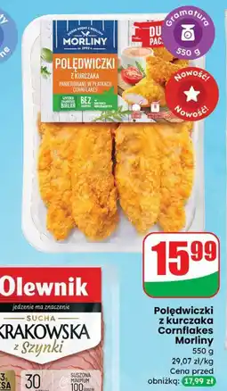 Dino Polędwiczki z kurczaka Cornflakes Morliny oferta