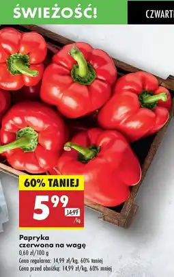 Biedronka Papryka czerwona 1 kg Biedronka oferta