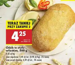 Biedronka Chleb w stylu włoskim Biedronka oferta