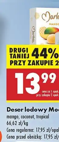 Biedronka Deser lodowy Mochi mango Marletto oferta