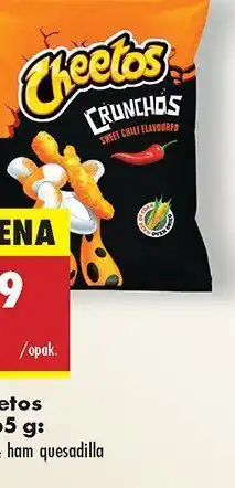 Biedronka Chrupki Crunchos sweet chili Cheetos oferta