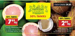 Biedronka Pomelo różowe na wagę Biedronka oferta