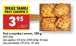 Biedronka Tost z szynką i serem Biedronka oferta