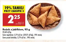 Biedronka Rożek z jabłkiem Biedronka oferta