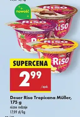 Biedronka Deser mleczny Riso Tropicana Müller oferta