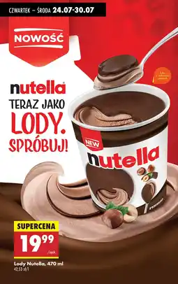 Biedronka Lody Nutella Ferrero oferta
