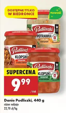 Biedronka Danie w słoiku Pudliszki oferta