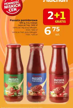 Auchan Passata pomidorowa Auchan oferta