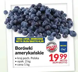 Makro Borówki amerykańskie Netto oferta