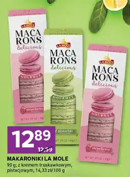Stokrotka Makaroniki z kremem truskawkowym La Mole oferta