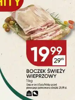 Chata Polska Boczek świeży wieprzowy oferta