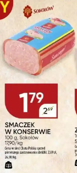Chata Polska Smaczek w konserwie sokołów oferta