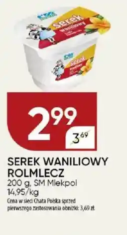 Chata Polska Serek waniliowy rolmlecz sm mlekpol oferta