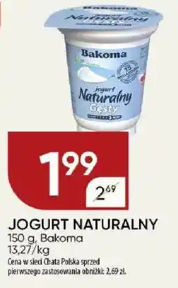 Chata Polska Jogurt naturalny bakoma oferta