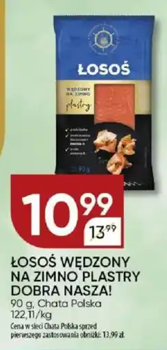 Chata Polska Łosoś wędzony na zimno plastry dobra nasza! chata polska oferta