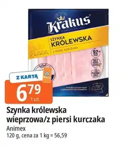 E.Leclerc Szynka królewska z fileta kurczaka Krakus Animex oferta