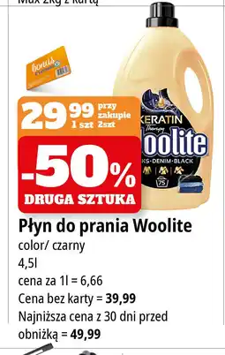 E.Leclerc Płyn do prania dark Woolite Keratin oferta