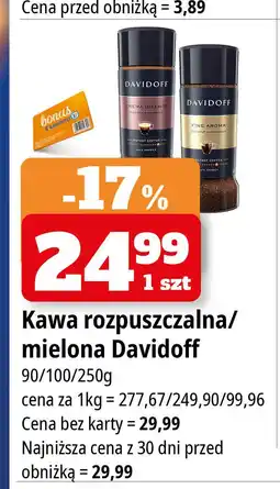 E.Leclerc Kawa Davidoff Cafe Crema Intense oferta