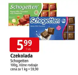 E.Leclerc Czekolada alpine milk Schogetten oferta