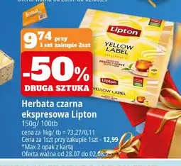 E.Leclerc Herbata Lipton Yellow Label Tea oferta
