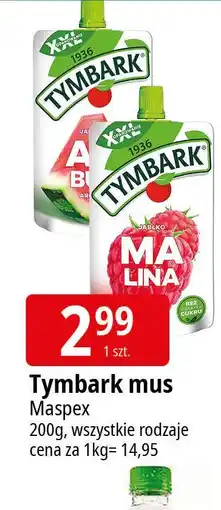 E.Leclerc Mus jabłko-malina Tymbark oferta