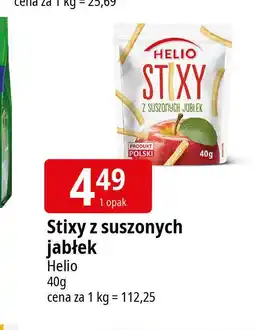 E.Leclerc Stixy suszone jabłko Helio oferta