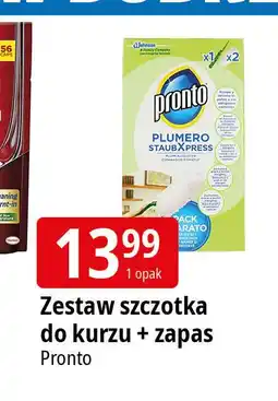 E.Leclerc Starter pack rączka + wymienne końcówki czyszczące 2 sztuki Pronto Duster oferta