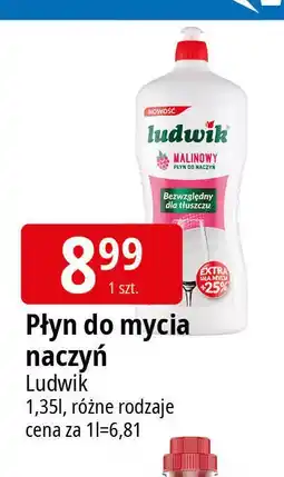 E.Leclerc Płyn do mycia naczyń malinowy Ludwik oferta