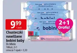 E.Leclerc Chusteczki wilgotne z witaminą e Bobini Baby oferta