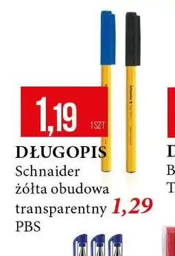 E.Leclerc Długopis transparentny Schneider oferta