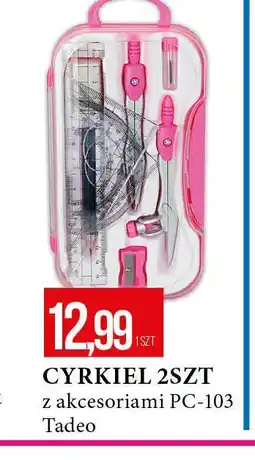 E.Leclerc Komplet cyrkli z przyborami kreślarskimi Tadeo oferta