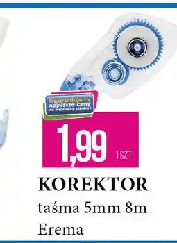 E.Leclerc Korektor w taśmie 5 mm x 6 m Erema oferta
