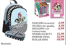 E.Leclerc Plecak mini atomówki Beniamin oferta