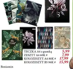 E.Leclerc Kołozeszyt b5 96 kartek kratka Beniamin oferta
