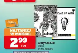 E.Leclerc Zeszyt a4/60 k. kratka Ziemia Obiecana oferta