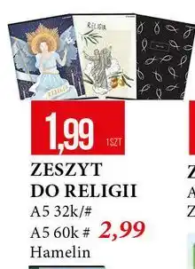 E.Leclerc Zeszyt a5/60 k. do religii Hamelin oferta