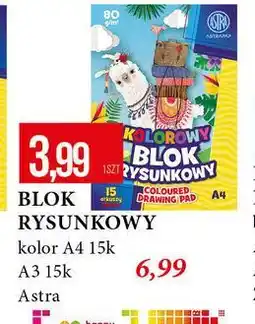 E.Leclerc Blok rysunkowy a3/15 Astra oferta