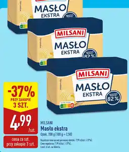 ALDI Masło Milsani Ekstra 82% oferta