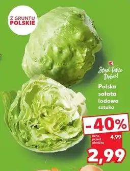 Kaufland Sałata lodowa 1 szt oferta