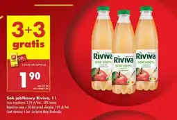 Biedronka Sok jabłkowy Riviva, 1 l oferta