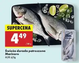 Biedronka Świeża dorada patroszona Marinero oferta