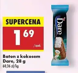 Biedronka Baton z kokosem Dare, 28 g oferta