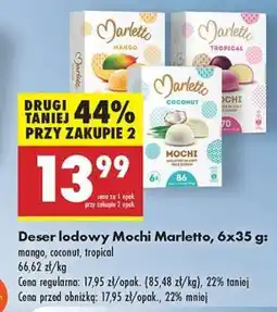 Biedronka Deser lodowy Mochi Marletto 6x35 g oferta