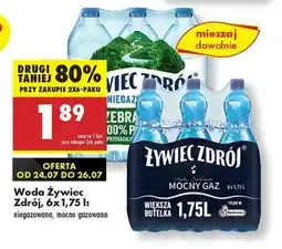 Biedronka Woda Żywiec Zdrój, 6x1,75 l oferta