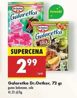 Biedronka Galaretka Dr.Oetker 72 g oferta