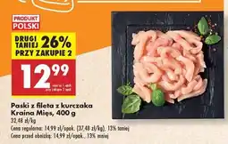 Biedronka Paski z fileta z kurczaka Kraina Mięs 400 g oferta