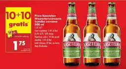 Biedronka Piwo Kasztelan Niepasteryzowane, butelka zwrotna 500 ml oferta